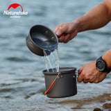 Aluminium alloy Camping Kokesettserie - 4 stk - updated med hock
