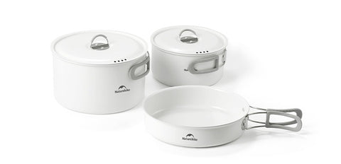Keramisk non-stick kokesett (3 stk)  - 1kg